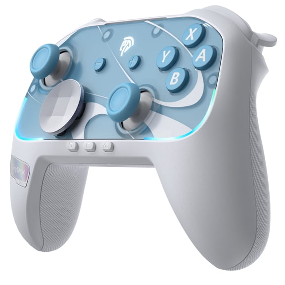Wireless Controller for Switch 2 – One-Key Wake-Up, TMR Anti-Drift Joysticks, Programmable Back Buttons, HD Rumble, Motion Controls & NFC – Multi-Platform Compatible with Switch, PC, iOS & Android