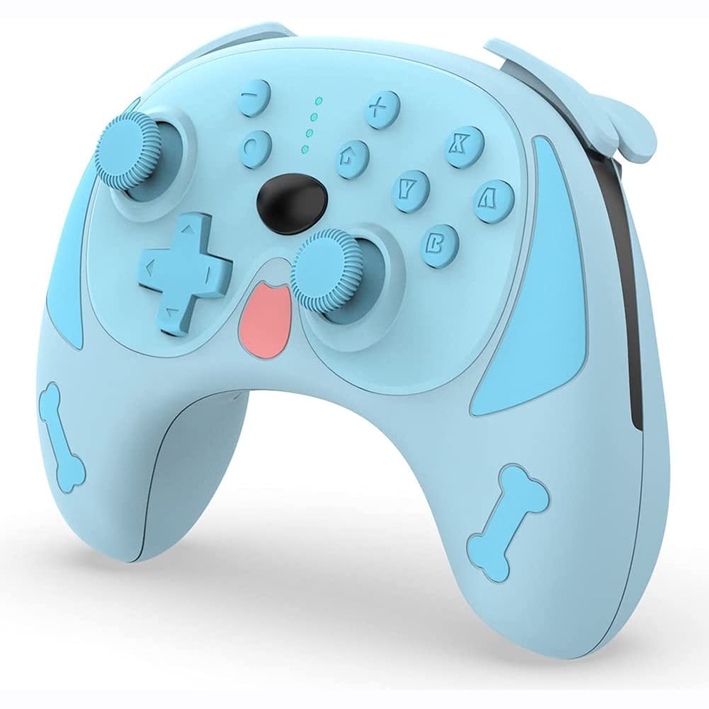 Insten Wireless Controller For Nintendo Switch, Oled Model, Lite, With  Programmable Buttons, Gyro Axis, Vibration, Turbo, Blue : Target