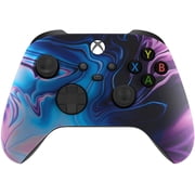Custom Controllerzz Wireless Controller for Microsoft Xbox Series X/S & Xbox One - Custom Soft Touch Feel - Custom Xbox Series X/S Controller X/S Blue & Purple Swirl
