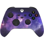 Custom Controllerzz Wireless Controller for Microsoft Xbox Series X/S & Xbox One - Custom Soft Touch Feel - Custom Xbox Series X/S Controller X/S Galaxy