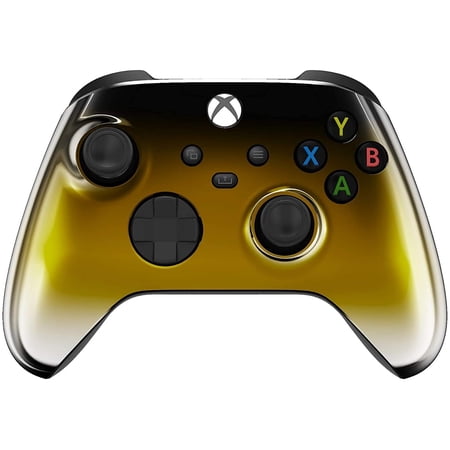Wireless Controller for Microsoft Series X/S & One - Custom Soft Touch Feel - Custom Series X/S Controller (X/S Gold Fade)
