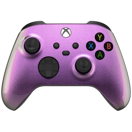 Wireless Controller for Microsoft Series X/S & One - Custom Soft Touch Feel - Custom Series X/S Controller (X/S Pink Chameleon)