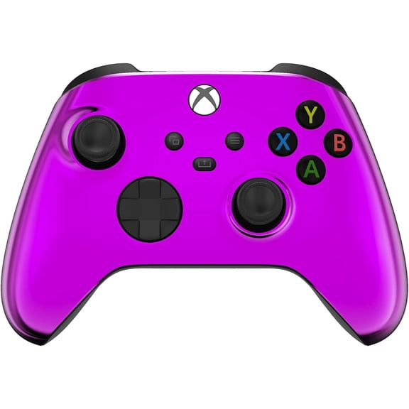 Wireless Controller for Microsoft Series X/S & One - Custom Soft Touch Feel - Custom Series X/S Controller (X/S Purple Chrome)