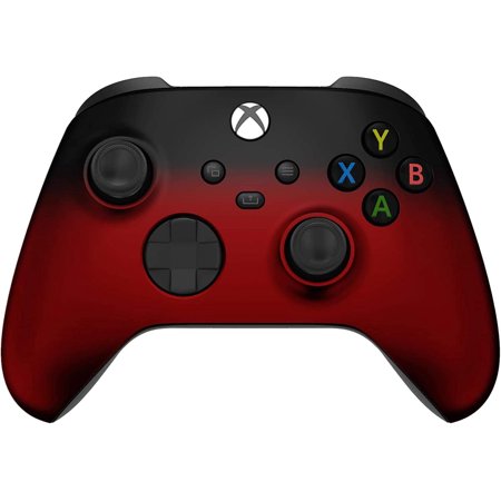 Custom Controllerzz Wireless Controller for Microsoft Xbox Series X/S & Xbox One - Custom Soft Touch Feel - Custom Xbox Series X/S Controller (X/S Red & Black Fade)