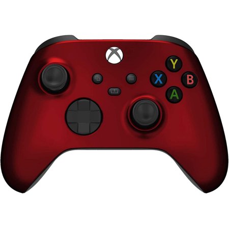 Custom Controllerzz Wireless Controller for Microsoft Xbox Series X/S & Xbox One - Custom Soft Touch Feel - Custom Xbox Series X/S Controller (X/S Red)