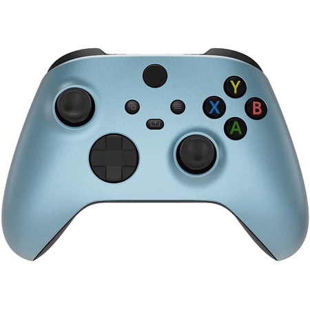 Wireless Controller for Microsoft Series X/S & One - Custom Soft Touch Feel - Custom Series X/S Controller (X/S Vibrant Blue)