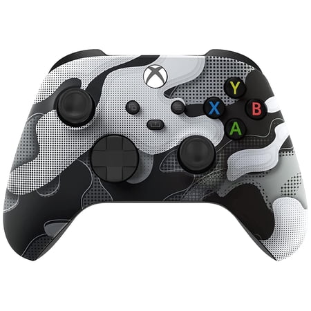Wireless Controller for Microsoft Xbox Series X/S & Xbox One - Custom Soft Touch Feel - Custom Xbox Series X/S Controller (X/S White Camo)