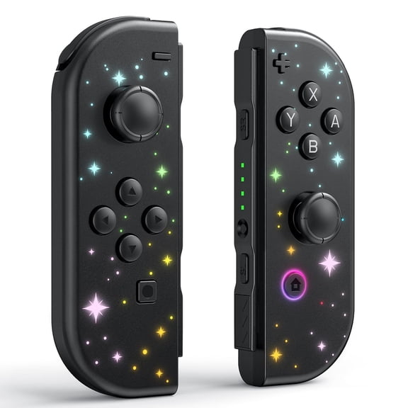 Wireless Controller for N-Switch, L/R Controllers Support Dual Vibration/Motion Control/Wake-up Function