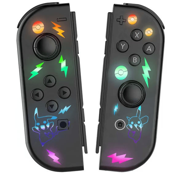 Wireless Controller for N-Switch, L/R Controllers Support Dual Vibration/Motion Control/Wake-up Function