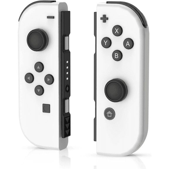 Wireless Controller for Nintendo Switch Controller, L/R Replacement for Joycon - White