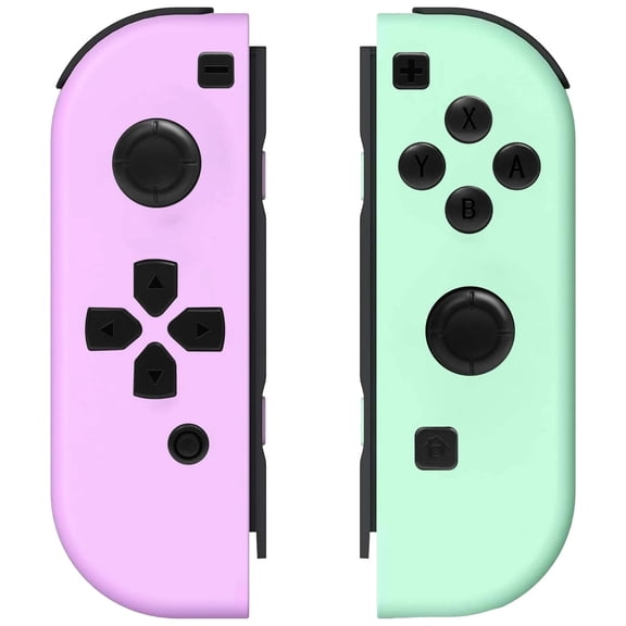Wireless Controller for N-Switch,L/R Controllers Support Dual Vibration/Motion Control/Wake-up Function,Pink Green