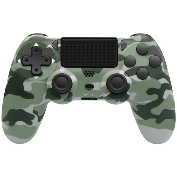 Wireless Controller for P4, Gaming Controller Compatible with P4/Slim/Pro/PC Support Dual Motors & 6-Axis Motion Control