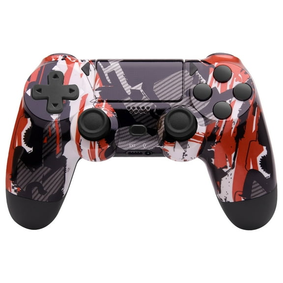 Wireless Controller for P4, Gaming Controller Compatible with P4/Slim/Pro/PC Support Dual Motors & 6-Axis Motion Control