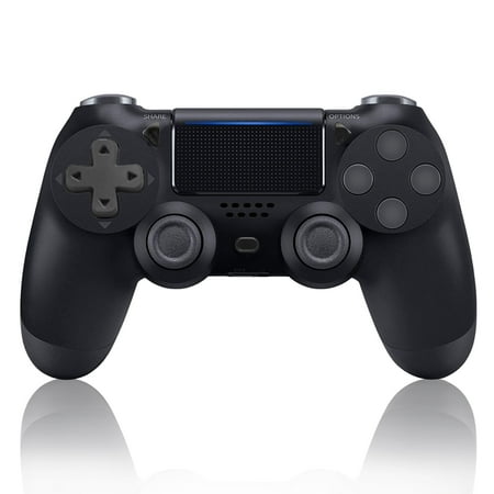 YUOY Wireless Controller Compatible with P-4/P-4 Slim/P-4 Pro, Remote Game Joystick, Black