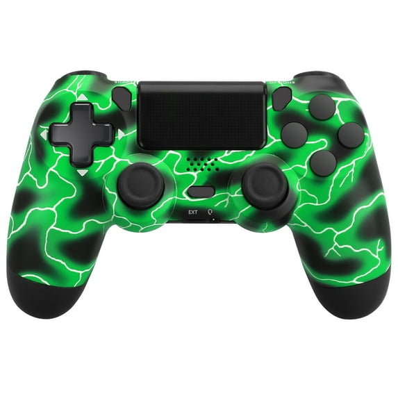 Wireless Controller for P4/Slim/Pro/PC, Replacement Gamepad for P4 Controller with 6-Axis Motion Sensor/Dual Motors/Touch Pad/3.5mm Audio Jack
