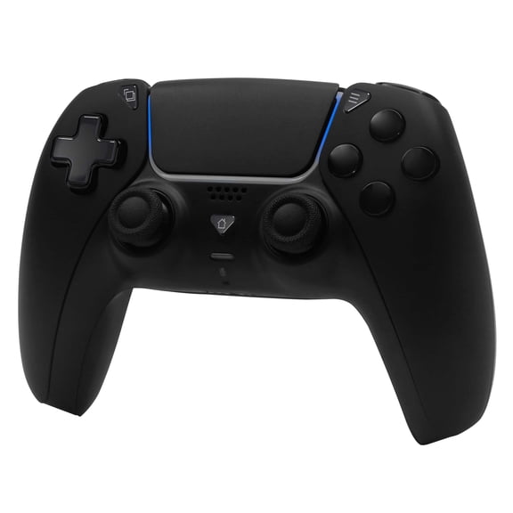 Wireless Controller for P5, Work for PS5 Pro/Slim/PC with Dual Vibration/6-Axis Gyro/Mic Speaker - Black