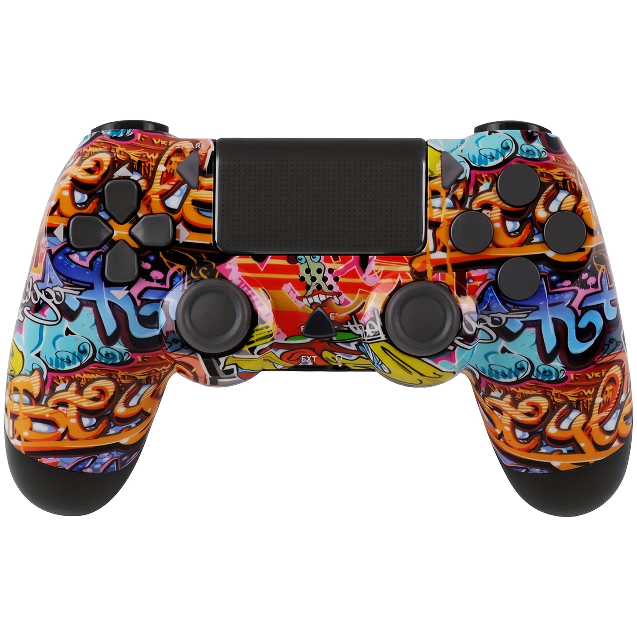 Wireless Controller for PS4, Remote Control Compatible with Playstation 4/PS4 Slim/PS4 Pro/PC (Graffiti)
