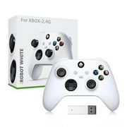 Wireless Controller for Xbox One/Xbox One S/Xbox One X/Xbox Series X/PC, 2.4GHZ Wireless Game Controller with Dual Vibration
