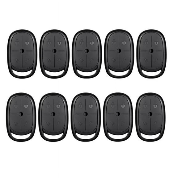 Wireless Copy Remote Controller 433mhz Universal Remote Control Duplicator Clone Cloning Code for Garage Door Gate 10PC,10 * Copy Remote Controller,Black