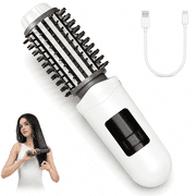 Wireless Curling Iron Brush - Features 3 Temperature Settings And Is Rechargeable. Suitable for Both Men And Women, Making It an Ideal Choice for Everyday Use And Travel