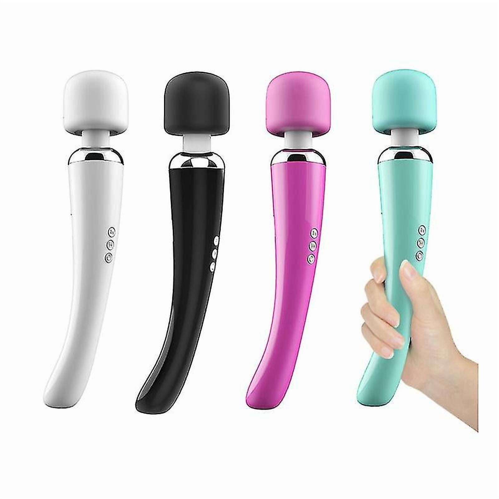 Wireless Deep Tissue Massager - USB Rechargeable With 20 Vibration Patterns & 8 Speeds, Waterproof Handheld Muscle Massage Gun For Body Pain Relief,Black