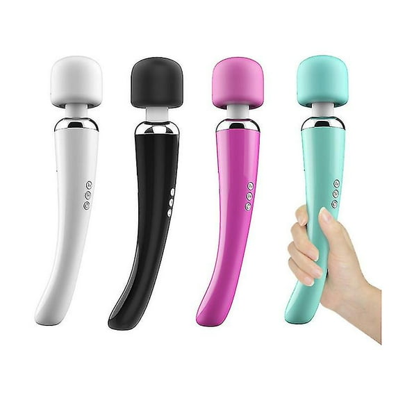 Wireless Deep Tissue Massager - USB Rechargeable With 20 Vibration Patterns & 8 Speeds, Waterproof Handheld Muscle Massage Gun For Body Pain Relief,Green