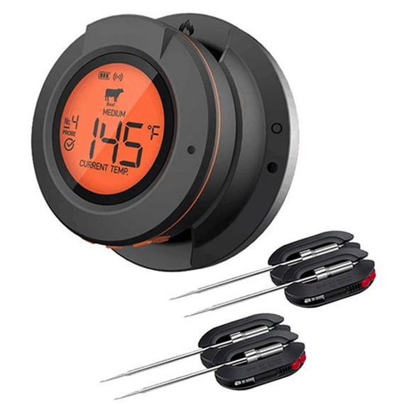 Wireless Digital Bluetooth Smart Barbecue/Oven Grill Meat Thermometer for Meat Food Barbecue Charcoal Grill and Oven