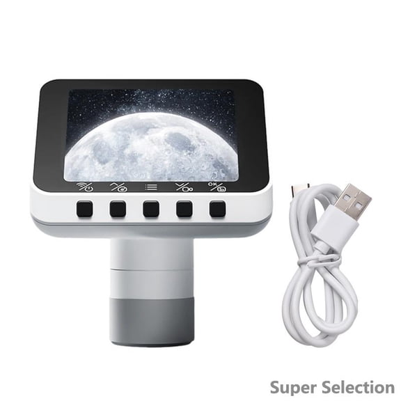 Wireless Digital Eyepiece Camera With 2.8 Screen & WiFi - For Telescope And Microscope, 1080P HD Video Photo Capture, Includes 8GB Card & Adapters, Perfect For Astronomy Beginners, Kids Science