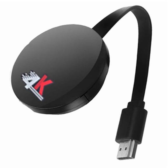 Wireless Display Receiver 4K -Compatible Wifi Display Adapter 5G+2.4G TV Sticks for Android Easy Install