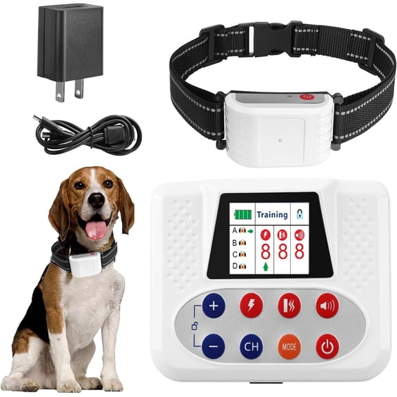 Wireless Dog Fence, 2024 Dog Boundary Containment System, Covers up to 856-Acre, Waterproof Rechargeable Dog Training Collar with Remote, Electric Dog Fence, 3 Training Modes for All Dogs,for1dogs