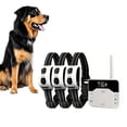 thumbnail image 1 of Wireless Dog Fence, 2026 Electric Fence for 2 Dogs Shocks Training Collar Remote 2-in-1,Wireless Pet Containment System with Adjustable Vibration & Shock Training Collar for All Dogs, 1 of 10