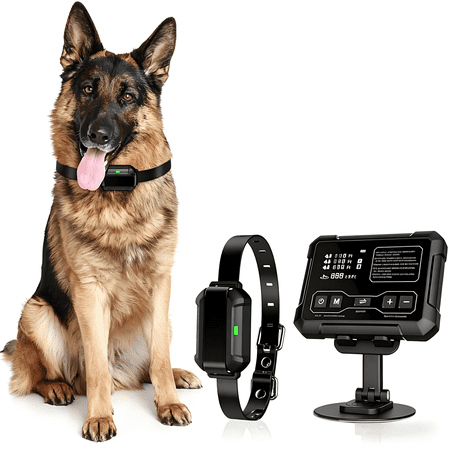 Wireless Dog Fence for 3 Dogs – 10-120ft Adjustable Range, 1 Acre High-Precision Radar Wireless Dog Fence System, IPX7 Waterproof Collar for Indoor/Outdoor(1 Collars)