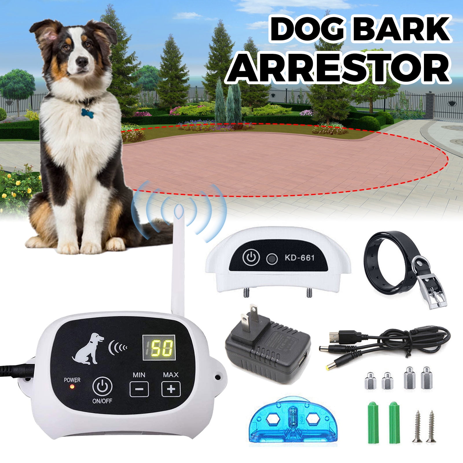 Wireless Dog Fence Wireless Dog Boundary Containment System, Electronic