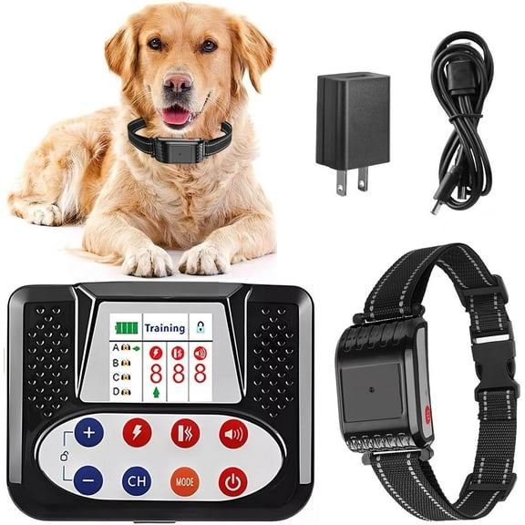 Wireless Dog Fence, Electric Dog Fence, Pet Boundary Containment System with Remote, IP67 Waterproof Rechargeable Shock Training Collar, Safe Effective, Suitable and Harmless for All Dogs,for1dogs