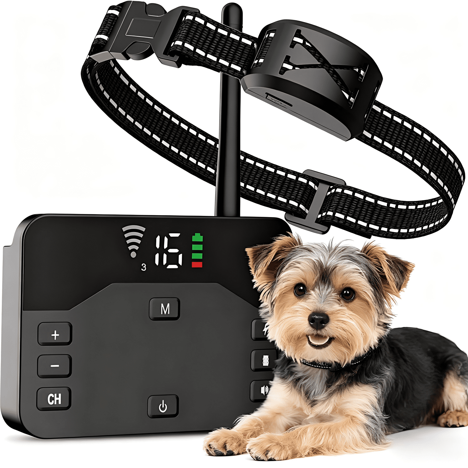 Wireless Dog Fence, Electric Dog Fence & Training Collar with Remote, Dog Boundary Container System,Adjustable Control Range, Rechargeable, Waterproof, for All Dogs,for 1 2 3 dogs