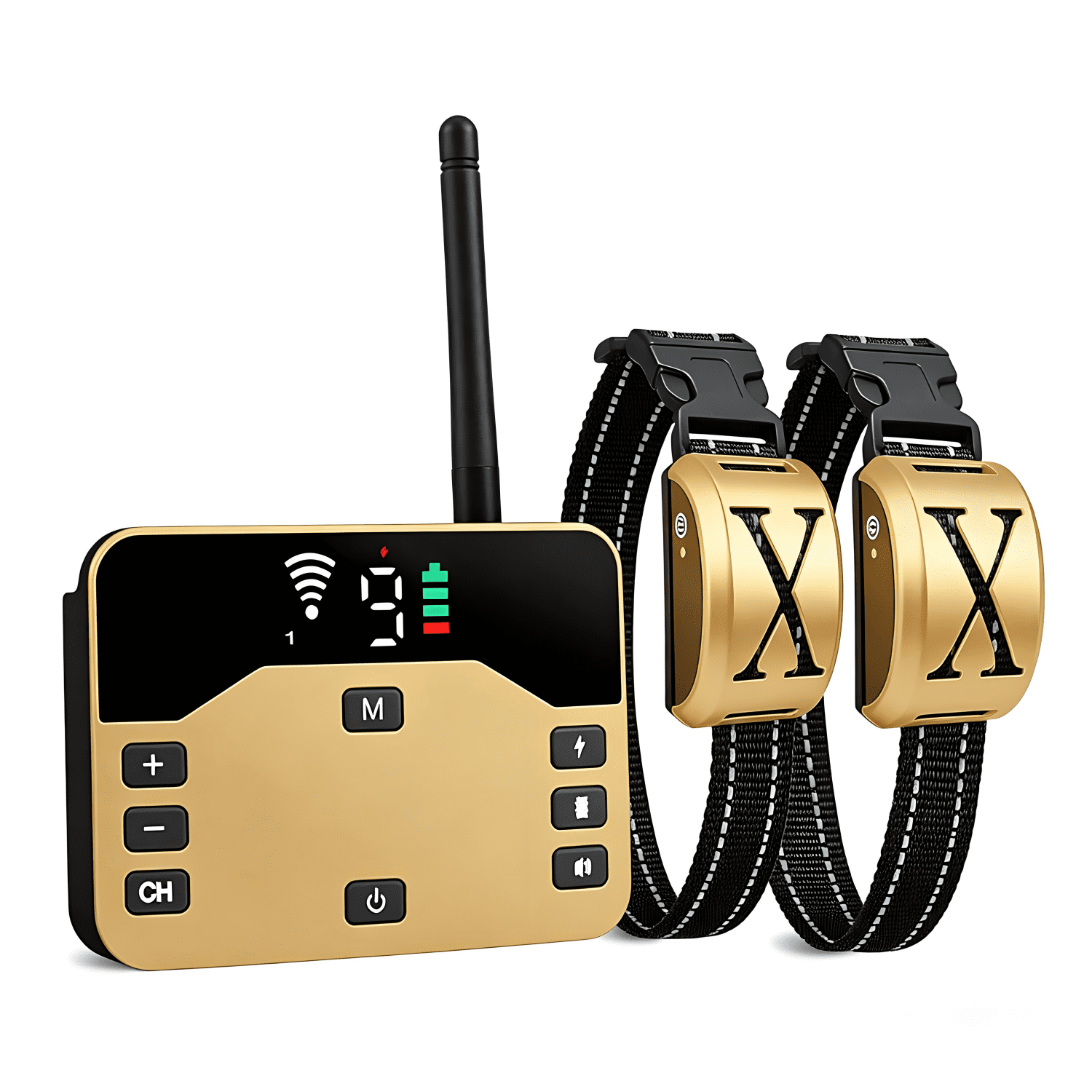 Wireless Dog Fence, Electric Dog Fence & Training Collar with Remote,Portable Dog Training Collar Electric Dog Boundary Container,Adjustable Control Range,Waterproof,Harmless,for 1 2 3 Dogs