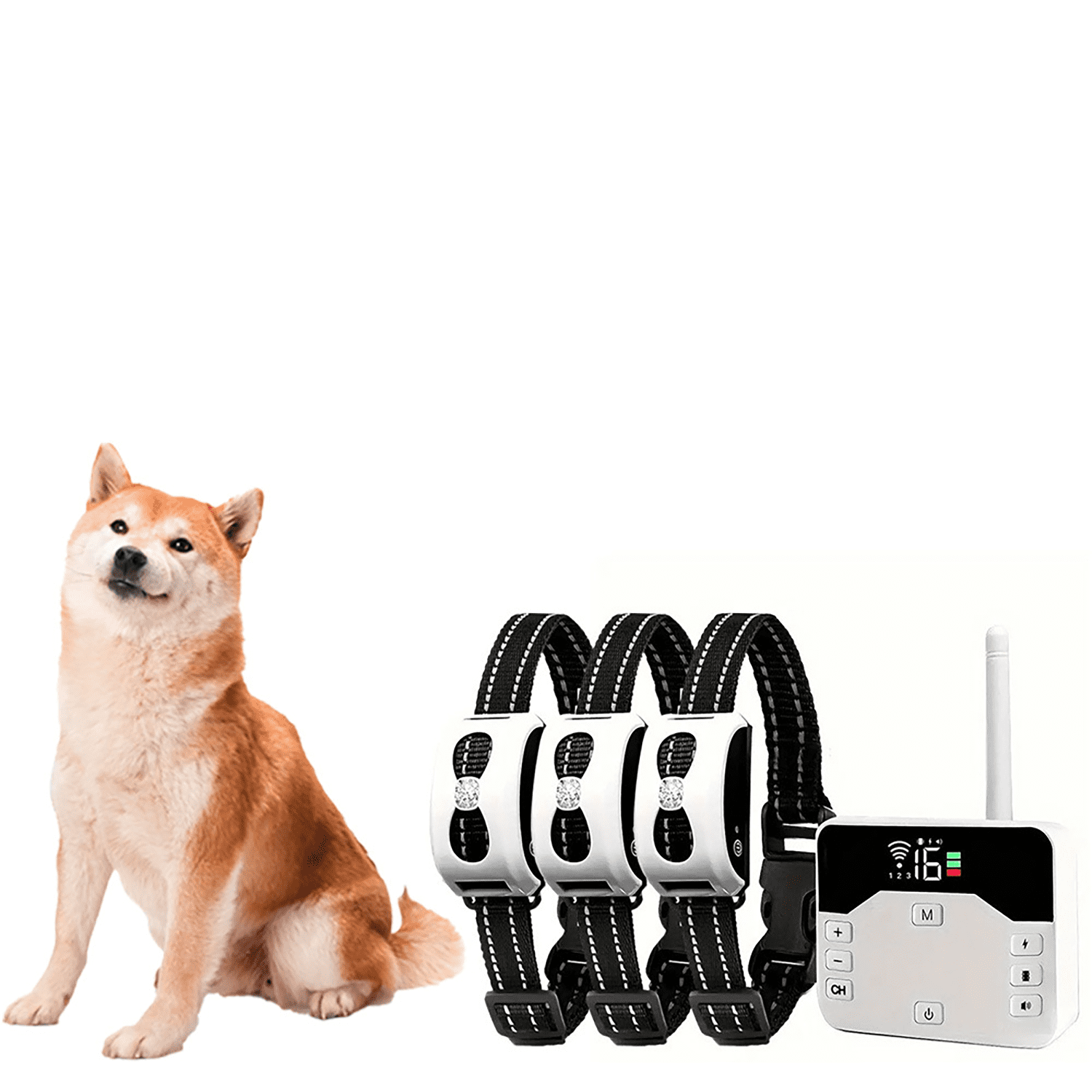 Wireless Dog Fence, Electric Fence System for Dogs, Shock Training Collar, Wireless Pet Boundary Containment System, Waterproof Rechargeable Training Collar for Outdoor,Yard,Campingfor 3 Dogs