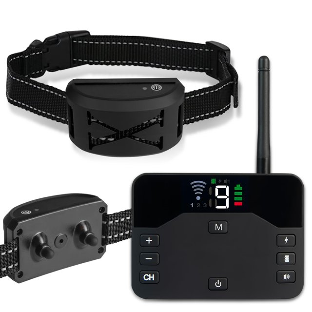 Wireless Dog Fence, Electric Fence for Dogs Shocks Training Collar