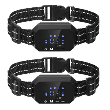 Wireless Dog Fence System for 2 Dogs -GPS Electric Dog Fence System with Stable Signal Boundary,Portable GPS Dog Perimeter Collar,Range Signal Up to 6560Ft.,Asdjustable & Suitable for All Dogs 2pcs