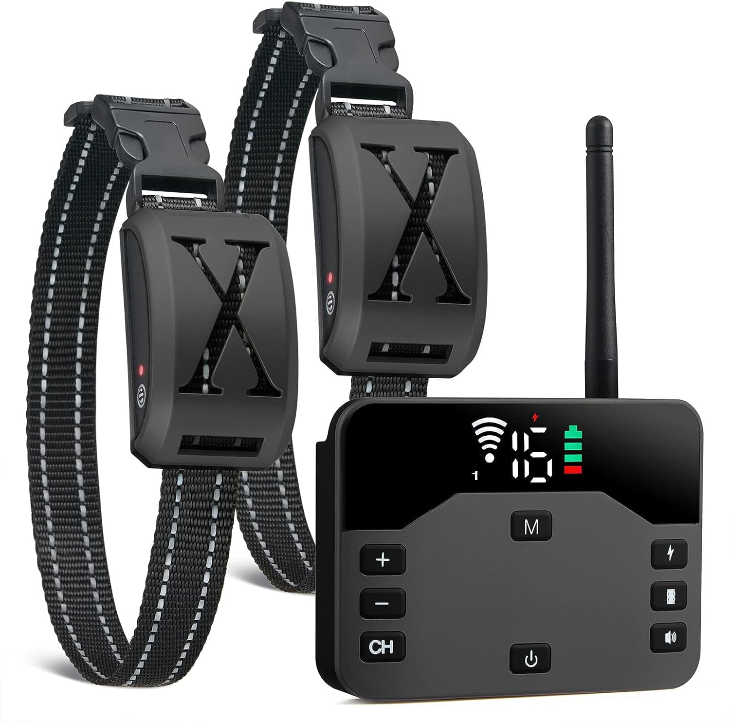 Wireless Dog Fence System with Training Collar, Adjustable Vibration