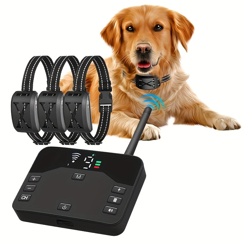Wireless Dog Fence System/Receiver, 2 In 1 Wireless Dog Fence&Training