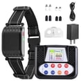thumbnail image 1 of Wireless Dog Fence System TeqHome Remote Dog Training Collar IPX6 Waterproof Receiver with 4 Channels Rechargeable Transmitter System for All Dogs, 1 of 12