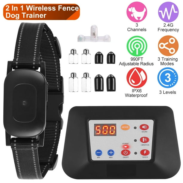 Wireless Dog Fence, iMounTEK 990FT Radius Dog Training Collar Wireless