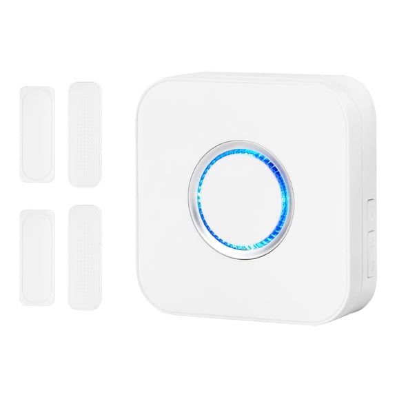 Wireless Door Chime Alarm - 58 Melodies, 5-Level Volume, Contact Sensor for Home Security