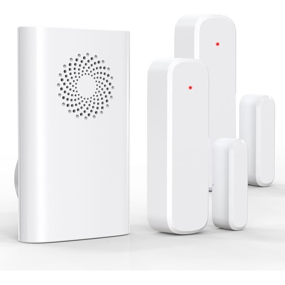 Wireless Door Chime for Business Entering, Door Open Alarm for Kid/Toddler Home Safety (500ft Ran 51 Rinr) Door Dinr Buzzer Alert, 1 Receiver +2 Sensor