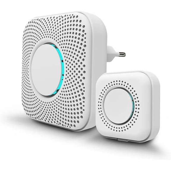 Wireless Door Contact Sensor Alarm Chime 600FT Range 58 Chimes 5 Volume Levels LED Indicator For Business Store Home Office Entry