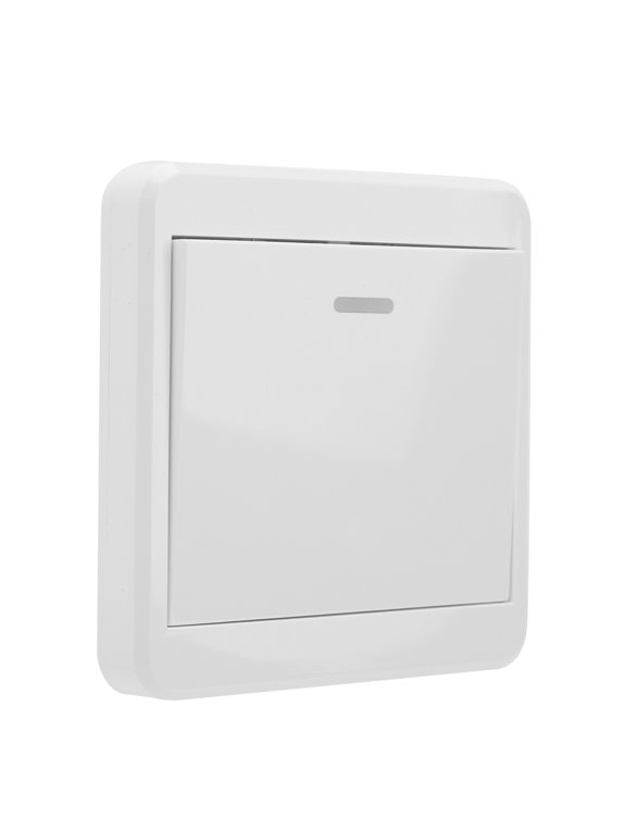 Wireless Door Exit Push Button Switch Surface Mounted 433MHz Remote Control Exit Release Switch for Home Security Access Control Systems 110V DC12V (2.0 x 3.5 inches / 5.1 x 8.9 cm)