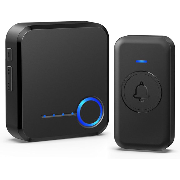 Wireless Doorbell 1000ft Range, Loud Waterproof Door Bell with 60 Melodies