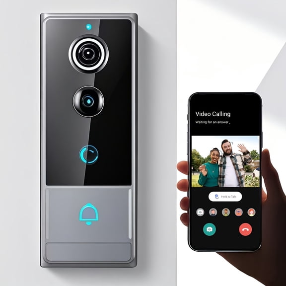 Wireless Doorbell Camera Intelligent Package Detection Full Body 960P HD Two-Way Audio Elderly Pet Security Indoor Outdoor Apartment