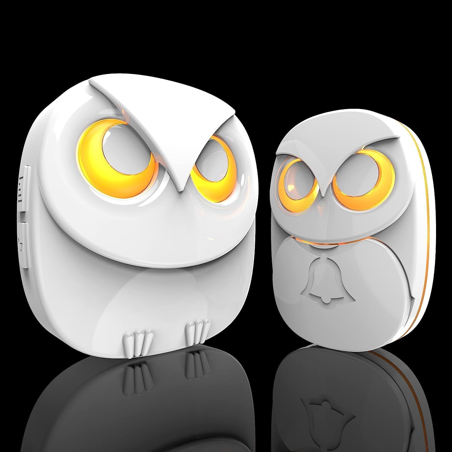 Wireless Doorbell, Cute Owl Doorbell Weatherproof Ip55 Outdoor Remote